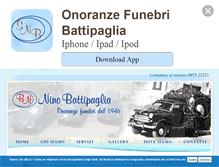 Tablet Screenshot of ninobattipaglia.it